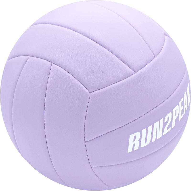 RUN2PEAK Soft Touch Volleyball Ball Gifts for Teen Girls Kids Youth Team Beginners Durable Volleyballs for Outdoor Indoor Beach Pool Water Play Official Size 5 Training Practice Volley Ball - Image 3